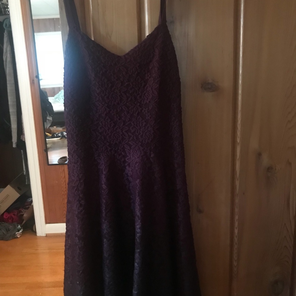 Free people marroon with burnt tips dress!!!!